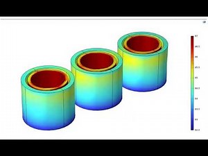 Comsol oil immersed transformer electromagnetic temperature fluid multiphysics coupling simulation