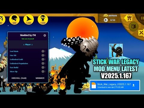 Stick War Legacy MOD Menu Latest V2025.1.167