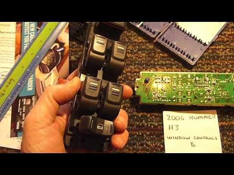 Please see update link. I found a better repair.2006 Hummer H3 window and door Window controller.