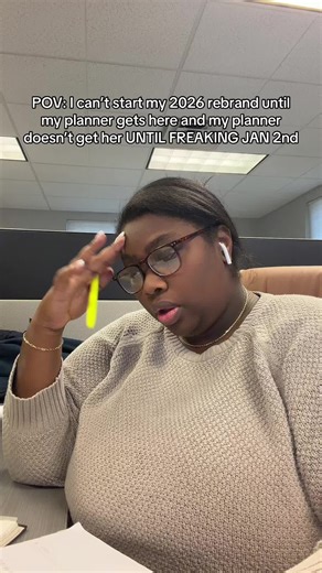 I ordered my planner December 23rd!! I was on time!! How am I supposed to plan my life, do my skincare and go to the gym if I can’t plan it! 2026 is a wash. WRAP IT UP #rebrand #relateable #newyear #planner #beyonce