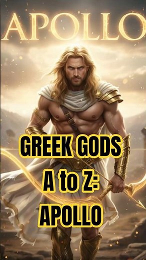 Greek Gods A-Z: Apollo #greekmythology #god #apollo