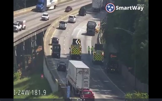 TRAFFIC ALERT: TDOT crews are clearing debris from the roadway on I-24 Eastbound going up the ridgecut. | WDEF News 12