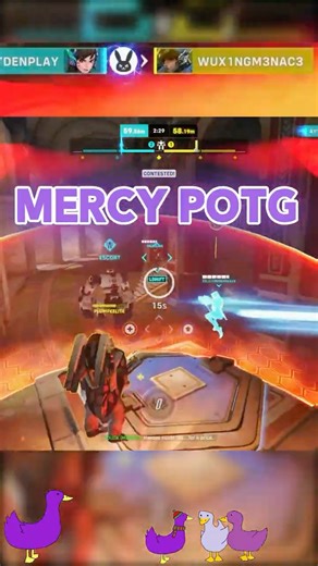 mercy is actually really fun! #overwatch #overwatch2 #ow2 #mercy #gamingshorts