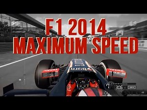 F1 2014 Gameplay - ALL CARS MAXIMUM SPEED COMPARISON