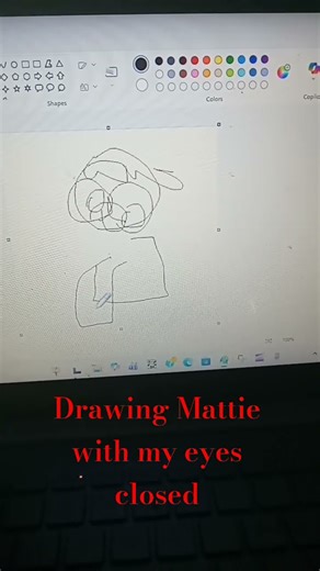drawing Mattie from mattsbaldistuff