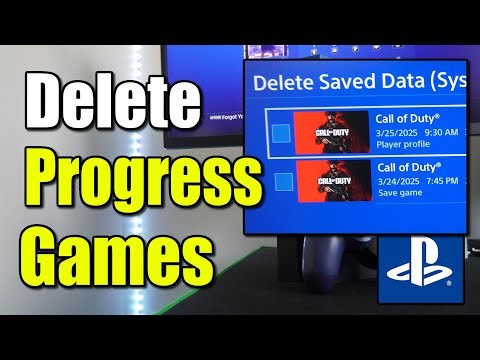 How to Delete Game Progress & Reset Games on PS4 Saved Data (Best Method)