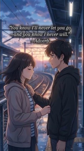 I'll never let you go. —Adverb #animation #lovequotes #philosophy #anime #suzume