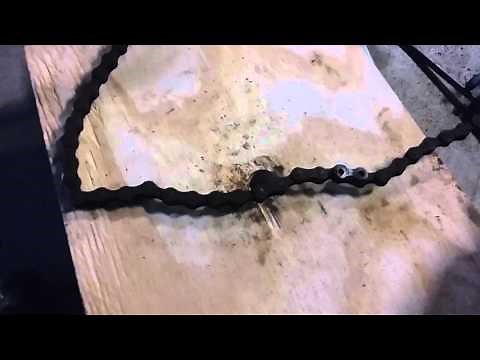 Remove rusted bike chain without special tool