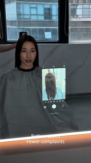 The biggest problem in salons?Clients can’t always see the result clearly during the process.