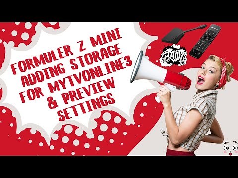 FORMULER Z Mini How To Add Storage For LiveTV Recordings | MyTvOnline3 Preview