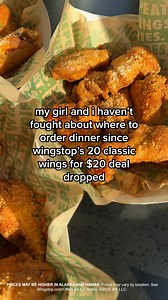 1.8M views · 580 reactions | Stop fighting and try Wingstop’s 20 Classic Wings for $20 in the NEW Mexican Street Spice! | Wingstop | Facebook