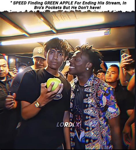 He Failed To End Speeds Stream🍏😭#ishowspeed#greenapples#colurblind