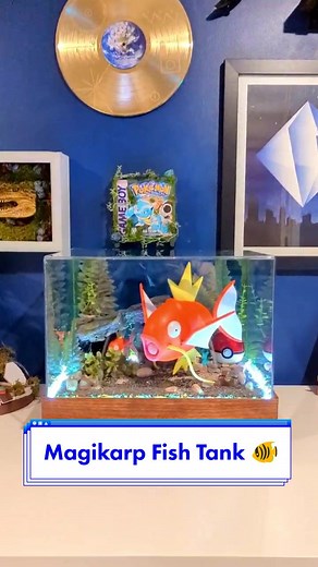 Part 3! Why make a Pokémon fish tank? Karp-é Diem. 😅 Still a few things I'd like to tweak, but we'll call this one