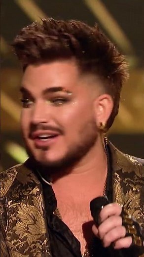 Adam Lambert reunites with Simon Cowell