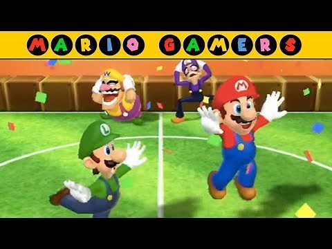 Mario Party 9 - Shell Soccer #9 - Mario/Luigi vs Wario/Waluigi | MarioGamers