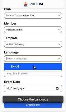 Create Feedback Form #education #toastmasters #feedback #shorts
