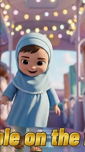 Islamic wheels on the bus | Allahu Akbar, Bismillah Nasheed | #islamiccartoons #kids