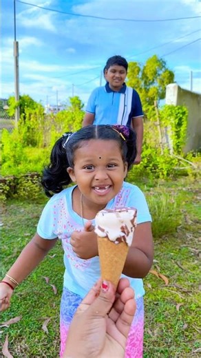 Sharing butterscotch ice cream🍦with my family 😋🤗🥰😁 #shorts #viralvideo