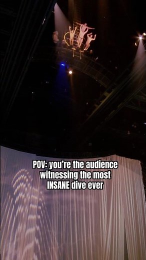 60 FEET DIVE 😱 🏊‍♂️ #OCirque | Cirque du Soleil