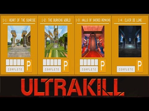 Ultrakill - Act 1 - Layer 1 - Limbo - All P Rank Requirements