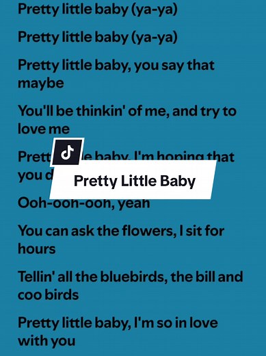 Pretty Little Baby Lyrics by Connie Francis