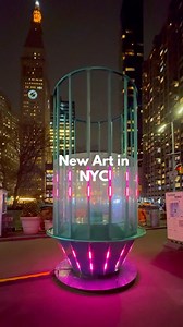 42K views · 172 reactions | NEW ART IN NYC: Winter Glow Installations...