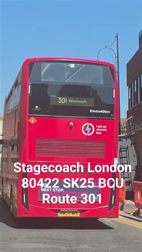 Stagecoach London 80422 SK25 BCU Route 301 # #busvlogs #busspotting #fortheloveofbuses
