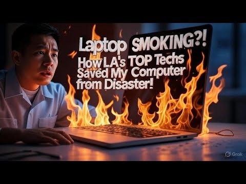 Laptop SMOKING?! How LA's TOP Techs Saved My Computer from Disaster!