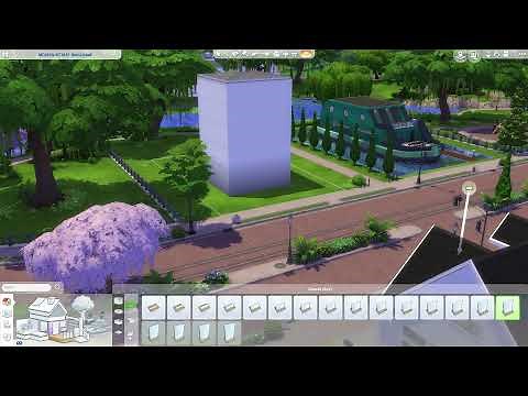 The Sims 4: Building a (functional) fifth floor (fully roofed!)