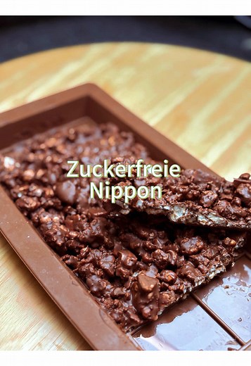 Zuckerfreie Nippons mit nur 2 Zutaten – schnell und lecker