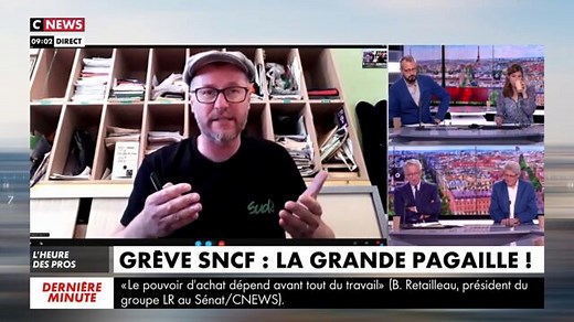 L'Heure des Pros : un cheminot recadre Pascal Praud après ses critiques contre la SNCF