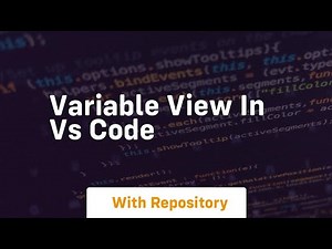 variable view in vs code