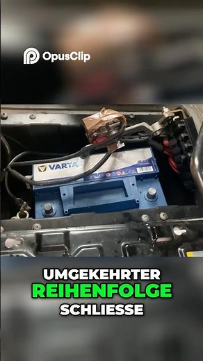 Batterie Wechseln Die Richtige Reihenfolge!