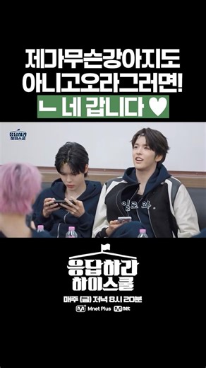 제가무슨강아지도아니고오라그러면! ➡ 네 갑니다 | I am not a dog, but if you tell me to come! Yes, I am going.