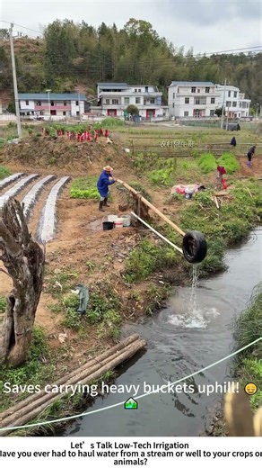 Fetching River Water with a Homemade Tool – Clever Farm Fix
