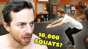 Ned’s trying to knock out his New Year’s resolution in one day! Will his knees be able to handle the squeeze?! | The Try Guys