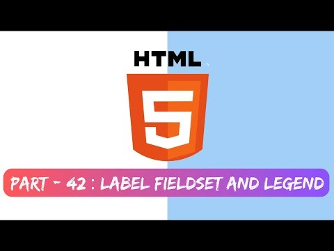Complete HTML Tutorials for Beginners | Part-42 Label Fieldset And Legend in HTML| #html #codingroot