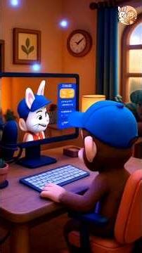 🎭 Rabbit & Monkey as Digital Puppets – “Upload Error Mayhem!”