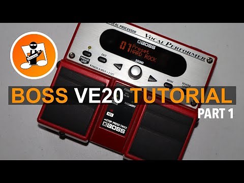 How to setup the Boss VE20 vocal performer (part 1)