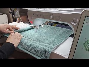 Babylock Solaris Vision Journey-Mastering IQ Designer-OOPS! Let's change the Embossed Towel-try 3