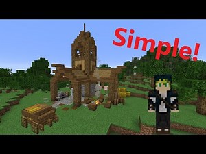 Easy Medieval Military Outpost ~ Minecraft