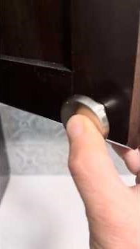 How to install knobs for kitchen cabinet doors