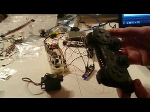 Arduino Mini with Usb Host shield and PS3 controll