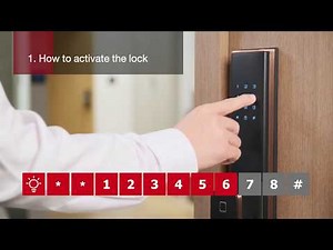 Hafele PP8100 Digital Door Lock Programming and Setup