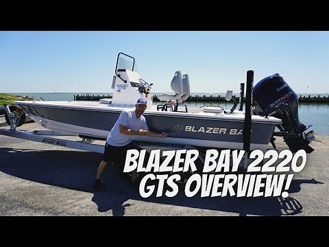 Blazer Bay 2220 GTS Overview and High Speed Run! Super fast bay boat!