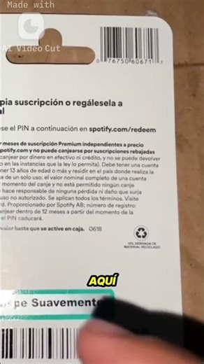 I revealed the first Spotify code 😱 #shorts