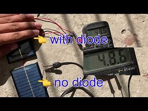Bakit may diode ang Solat panel