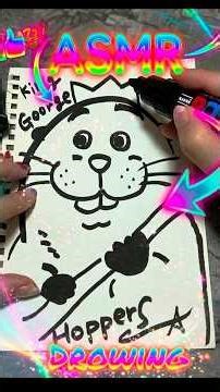 🎧 [ASMR] Drawing 👑King George (Hoppers Series #2 ) with POSCA ✍️「Disney Pixar」（​⁠@asmrpainter-g9q)