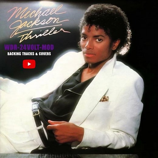 Michael Jackson - Thriller (Backing Track) No Guitar *CLIP* Full Video Attached