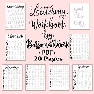 Calligraphy Worksheet For Adult